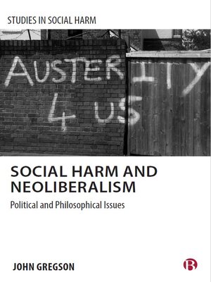 cover image of Social Harm and Neoliberalism